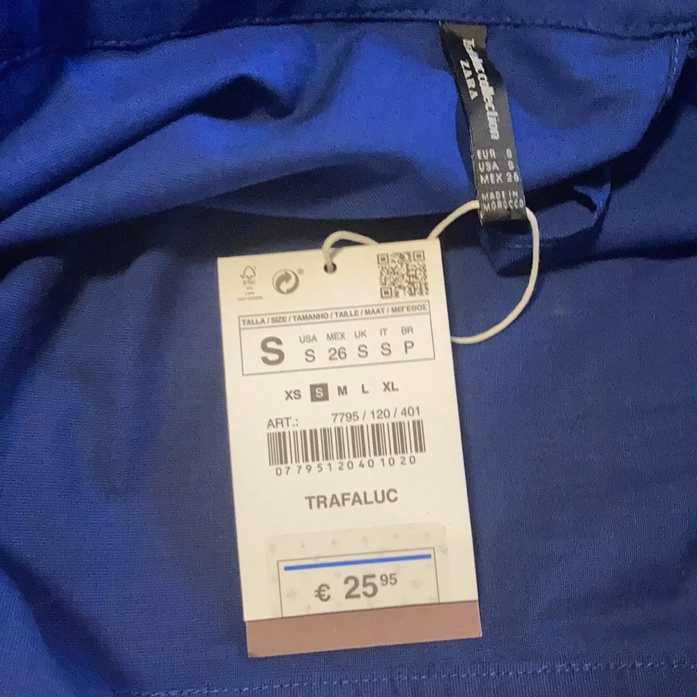 Zara open back off shoulder blouse top - Picture 7 of 7